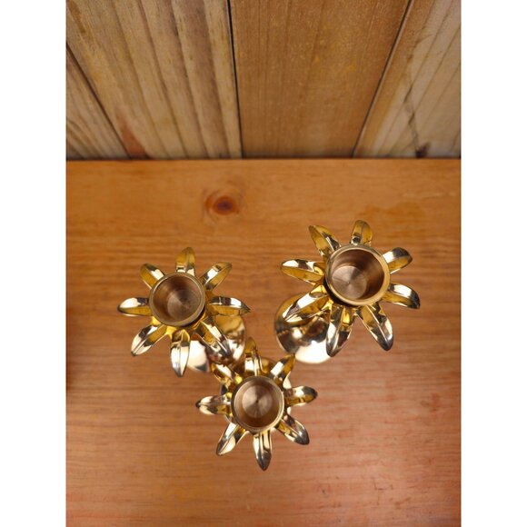 Vintage Brass Pineapple Candle Holders - Picture 6 of 11